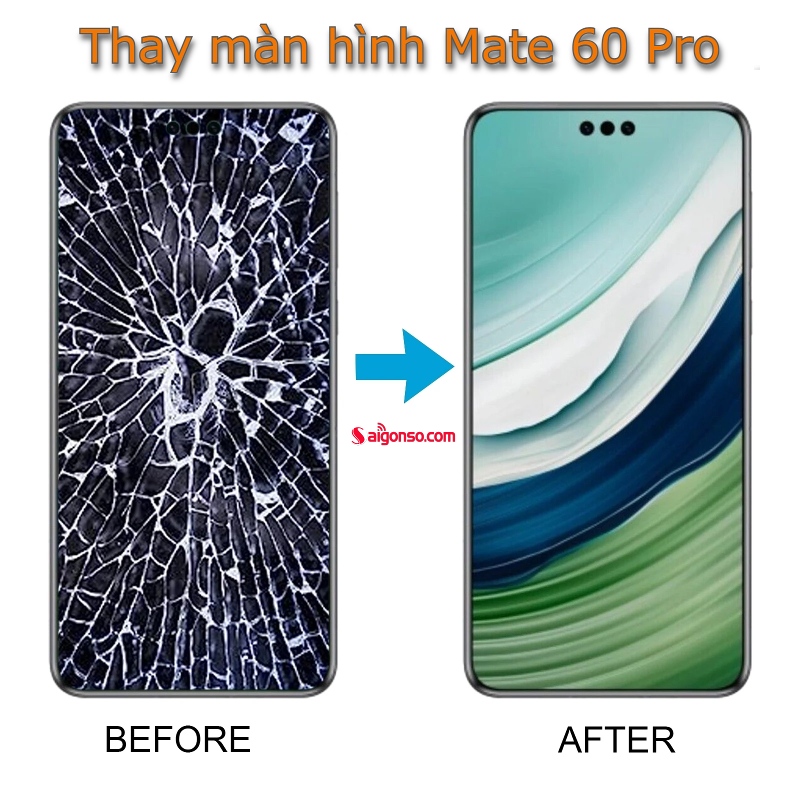 thay màn hình Huawei Mate 60 Pro